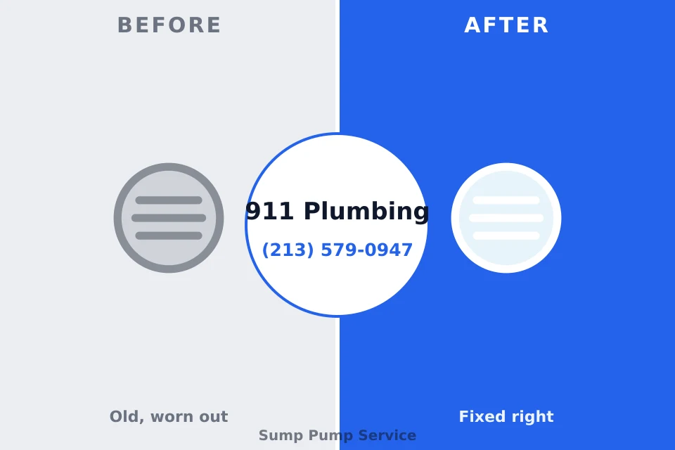 Before and after: plumbing repair Waukegan, IL